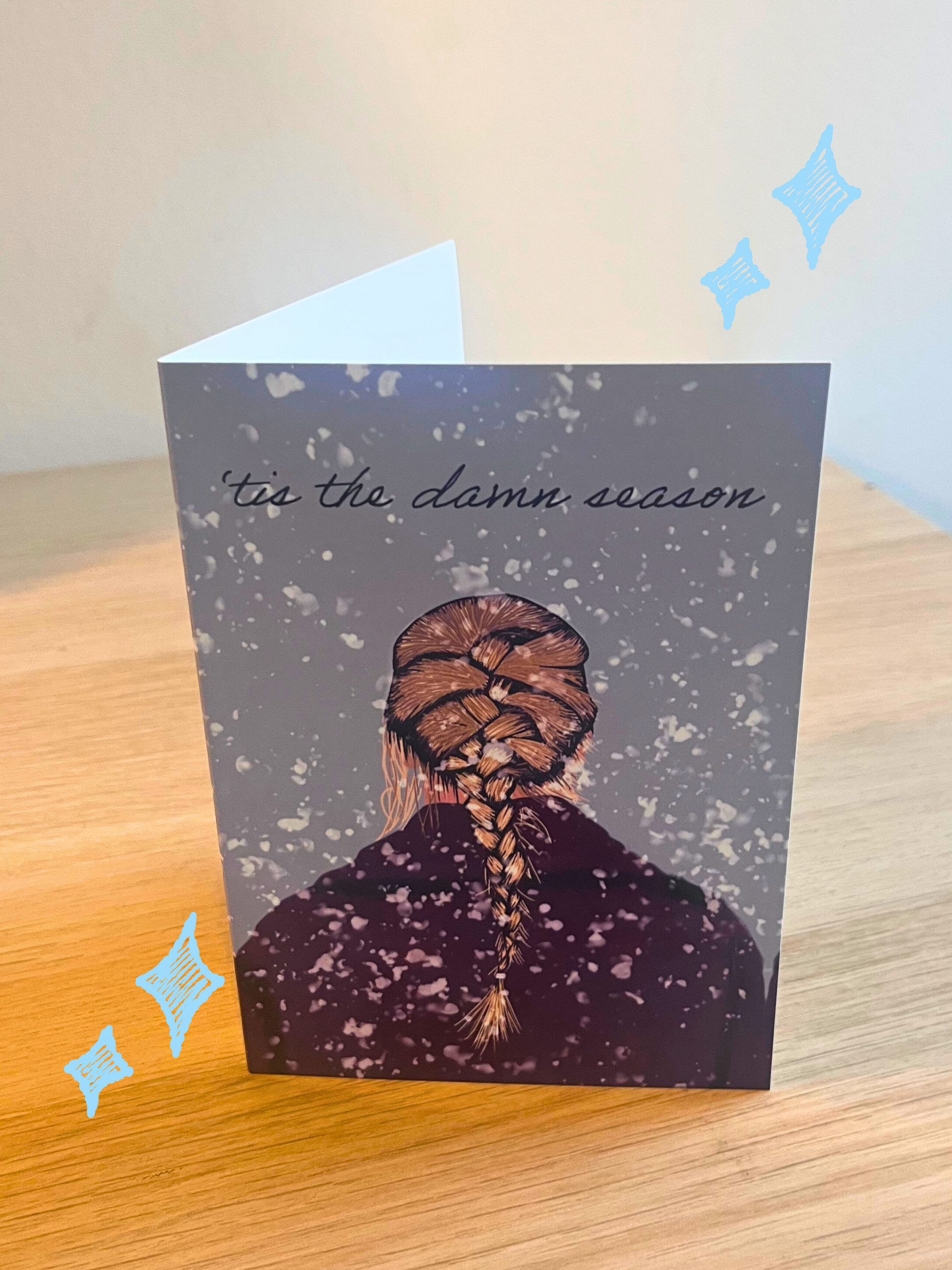 ‘Tis the Damn Season Christmas Card– Evermore Inspired