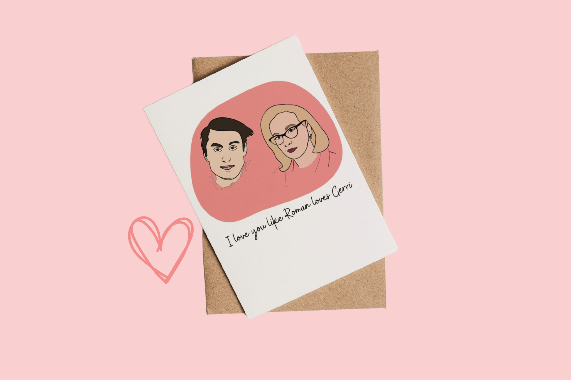 I love you like Roman loves Gerri | Succession | Valentines Anniversary Card