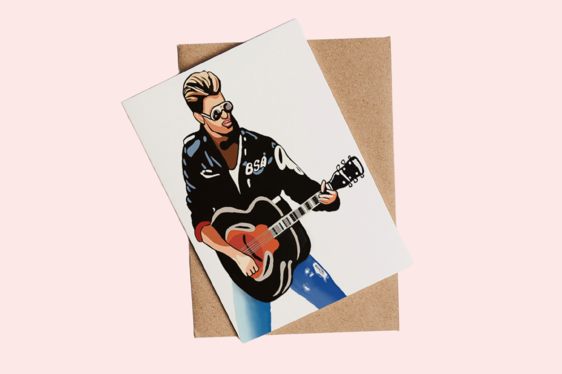 George Michael | Blank Greetings Card